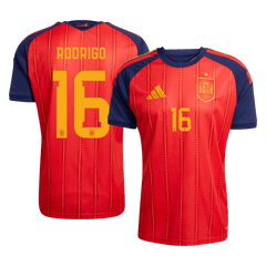 Męska domowa koszulka Hiszpanii Mundial 2026 – RODRIGO #16