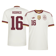 Męska koszulka Hiszpanii Champion Edition wyjazdowa RODRIGO #16 - Mundial 2026