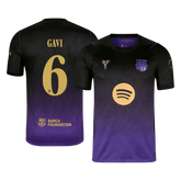 Męska wyjazdowa koszulka FC Barcelony 2026/27 – GAVI #6 (UCL)