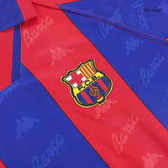 Koszulka Retro Domowa Barcelona 1996/97 - Topowe Koszulki Pilkarskie Sklep Internetowy