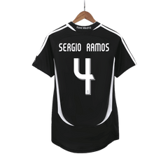 Męska Koszulka Retro Wyjazdowa Real Madrid SERGIO RAMOS #4 2006/07 - Topowe Koszulki Pilkarskie Sklep Internetowy