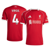 Męska Koszulka Domowa Liverpool VIRGIL #4 2025/26 - Topowe Koszulki Pilkarskie Sklep Internetowy