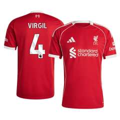 Męska Koszulka Domowa Liverpool VIRGIL #4 2025/26 - Topowe Koszulki Pilkarskie Sklep Internetowy