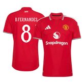 Męska domowa koszulka Manchesteru United 2026/27 – B. FERNANDES #8 (wersja zawodnicza, UCL)