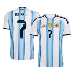 Męska domowa koszulka Argentyny Mundial 2026 – DE PAUL #7