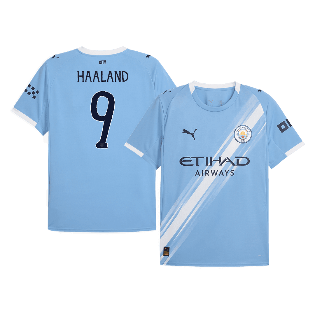 Męska Koszulka Domowa Manchester City HAALAND #9 2025/26 - Club World Cup - Topowe Koszulki Pilkarskie Sklep Internetowy