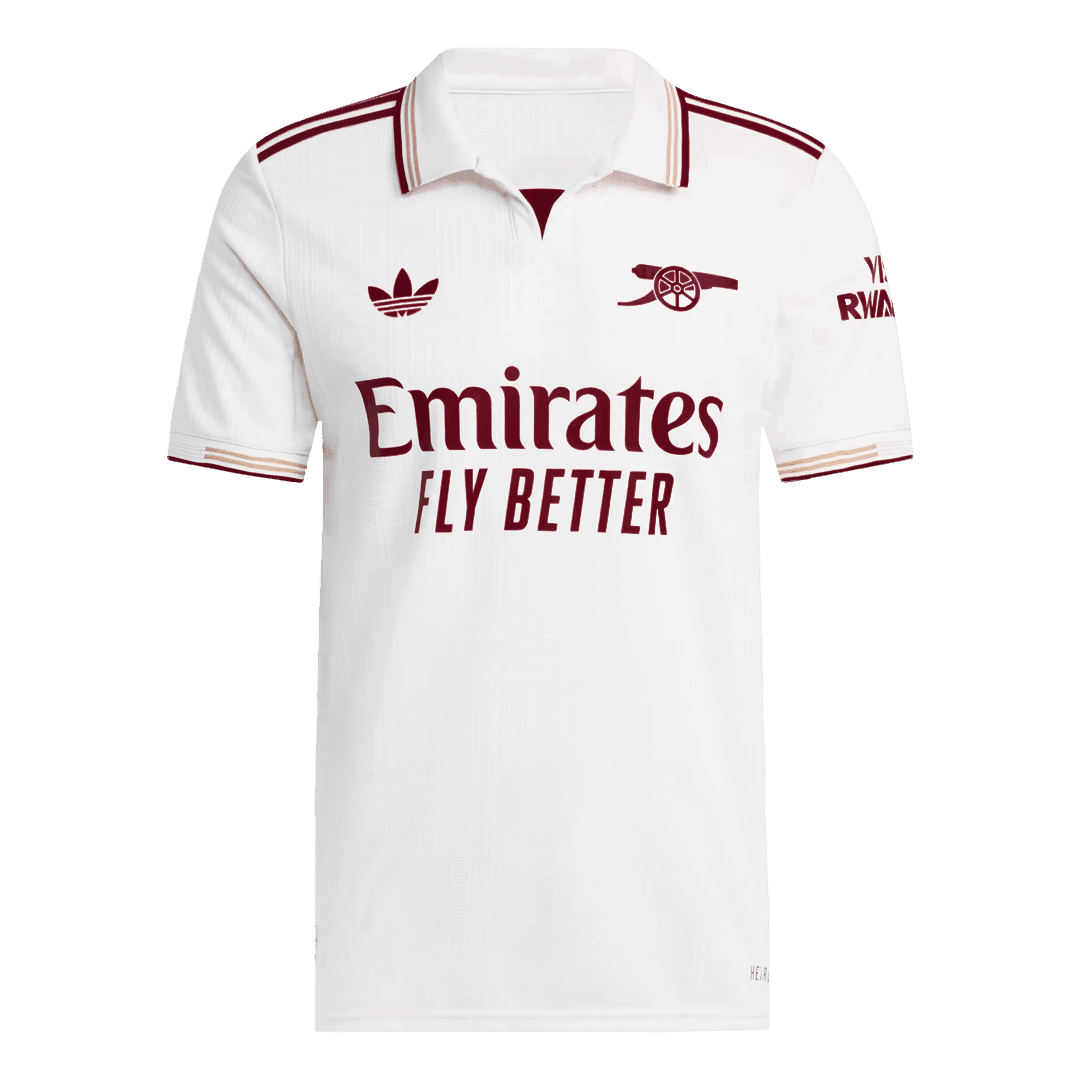 Męska Trzecia Koszulka Wyjazdowa Arsenal Wersja Piłkarska 2025/26 - Slim Fit - Topowe Koszulki Pilkarskie Sklep Internetowy