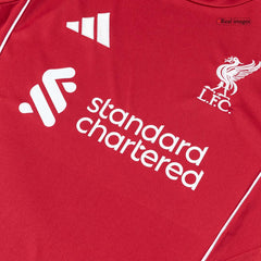 Męski Zestaw Domowa Liverpool (Koszulka + Spodenki + Skarpety) 2025/26