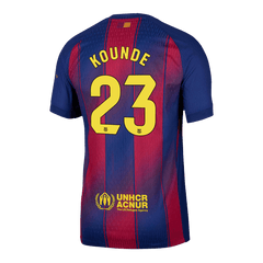 Męska Koszulka Domowa Barcelona KOUNDE #23 Wersja Piłkarska 2025/26 - Slim Fit - Topowe Koszulki Pilkarskie Sklep Internetowy