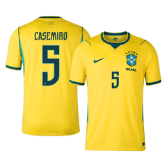 Męska domowa koszulka Brazylii Mundial 2026 – CASEMIRO #5