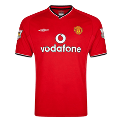 Męska koszulka Manchesteru United domowa Retro 2000/02