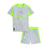 Dziecięcy Zestaw Trzecia Wyjazdowa Manchester City (Koszulka+Spodenki) 2025/26