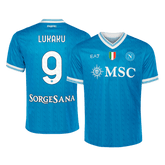 Męska Koszulka Domowa Napoli LUKAKU #9 2025/26 - Topowe Koszulki Pilkarskie Sklep Internetowy