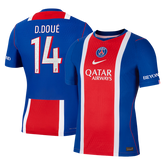 Męska koszulka PSG domowa D. DOUÉ #14 wersja zawodnicza 2026/27