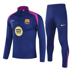 Juniorski Barcelona Bluza z zamkiem Komplet Dresowy 2025/26