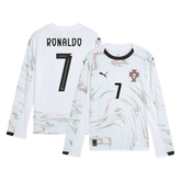Męska Koszulka Wyjazdowa Portugalia RONALDO #7 Długi Rękaw 2025 - Topowe Koszulki Pilkarskie Sklep Internetowy