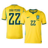 Męska domowa koszulka Brazylii Mundial 2026 – JOÃO PEDRO #22