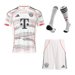Męski Zestaw Wyjazdowa Bayern Munich (Koszulka + Spodenki + Skarpety) 2025/26