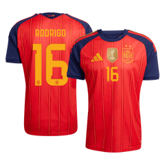 Męska koszulka Hiszpanii Champion Edition domowa RODRIGO #16 - Mundial 2026
