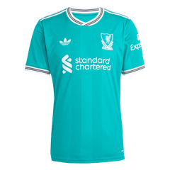 Męska Koszulka Trzecia Wyjazdowa Liverpool ISAK #9 2025/26 - Topowe Koszulki Pilkarskie Sklep Internetowy