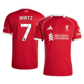 Męska Koszulka Domowa Liverpool WIRTZ #7 2025/26 - Topowe Koszulki Pilkarskie Sklep Internetowy