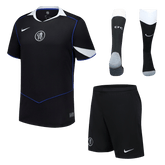 Męski Zestaw Trzecia Wyjazdowa Chelsea (Koszulka + Spodenki + Skarpety) 2025/26