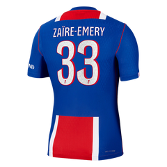 Męska koszulka PSG domowa ZAÏRE-EMERY #33 wersja zawodnicza 2026/27