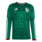 Męska Koszulka Domowa Mexico 2026 z Długim Rękawem - World Cup