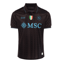 Męska Koszulka Trzecia Wyjazdowa Napoli Wersja Piłkarska 2025/26 - Slim Fit - Topowe Koszulki Pilkarskie Sklep Internetowy
