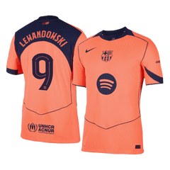 Męska Koszulka Trzecia Wyjazdowa Barcelona LEWANDOWSKI #9 Wersja Piłkarska 2025/26 - Slim Fit - Topowe Koszulki Pilkarskie Sklep Internetowy