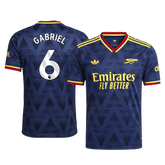 Męska wyjazdowa koszulka Arsenalu 2026/27 – GABRIEL #6 (wersja zawodnicza)