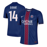 Męska Koszulka Domowa PSG D.DOUÉ #14 Wersja Piłkarska 2025/26 - Slim Fit - Topowe Koszulki Pilkarskie Sklep Internetowy
