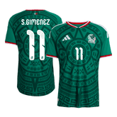 Męska koszulka Meksyku domowa S.GIMENEZ #11 wersja zawodnicza – Mundial 2026