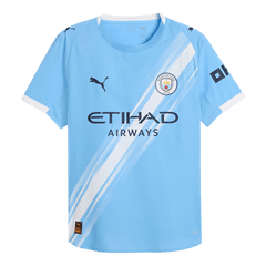 Męska Koszulka Domowa Manchester City REIJNDERS #4 Wersja Piłkarska 2025/26 - Slim Fit