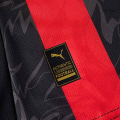 Męski Zestaw Domowy AC Milan (Koszulka+Spodenki) 2025/26 - Topowe Koszulki Pilkarskie Sklep Internetowy