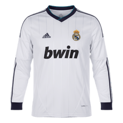 Męska Koszulka Retro Domowa Real Madrid 2012/13 z Długim Rękawem