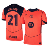 Męska Koszulka Trzecia Wyjazdowa Barcelona F.DE JONG #21 2025/26 - UCL - Topowe Koszulki Pilkarskie Sklep Internetowy
