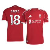 Męska Koszulka Domowa Liverpool GAKPO #18 Wersja Piłkarska 2025/26 - Slim Fit