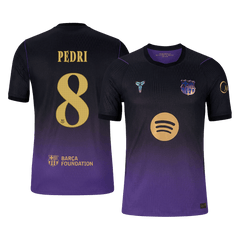 Męska wyjazdowa koszulka FC Barcelony 2026/27 – PEDRI #8 (wersja zawodnicza, UCL)