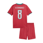 Dziecięcy domowy zestaw Portugalii Mundial 2026 – B. FERNANDES #8
