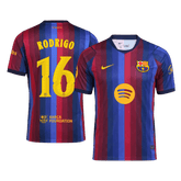 Męska domowa koszulka FC Barcelony 2026/27 – RODRIGO #16 (UCL)