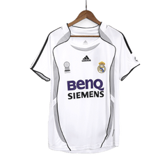 Męska Koszulka Retro Domowa Real Madrid 2006/07