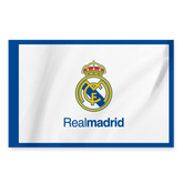 Flaga Real Madrid Biała - Topowe Koszulki Pilkarskie Sklep Internetowy
