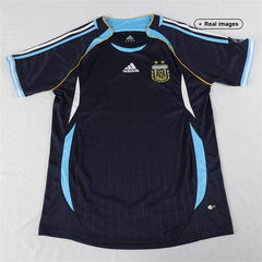 Męska Koszulka Retro Wyjazdowa Argentina 2006 - Topowe Koszulki Pilkarskie Sklep Internetowy