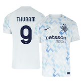 Męska Koszulka Wyjazdowa Inter Milan THURAM #9 2025/26 - Topowe Koszulki Pilkarskie Sklep Internetowy