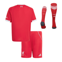 Dziecięcy Zestaw Domowa Liverpool (Koszulka + Spodenki + Skarpety) 2025/26