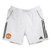Męskie Spodenki Domowe Manchester United Wersja Piłkarska 25/26 - Topowe Koszulki Pilkarskie Sklep Internetowy