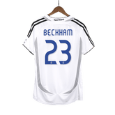 Męska Koszulka Retro Domowa Real Madrid BECKHAM #23 2006/07 - Topowe Koszulki Pilkarskie Sklep Internetowy