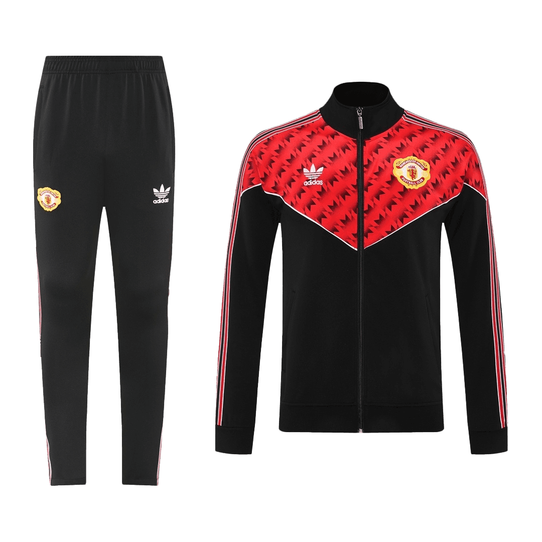 Męski Zestaw Treningowy Manchester United 2025/26 (Kurtka+Spodnie) - Topowe Koszulki Pilkarskie Sklep Internetowy