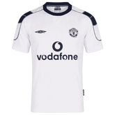 Męska Koszulka Retro Wyjazdowa Manchester United 2000/01